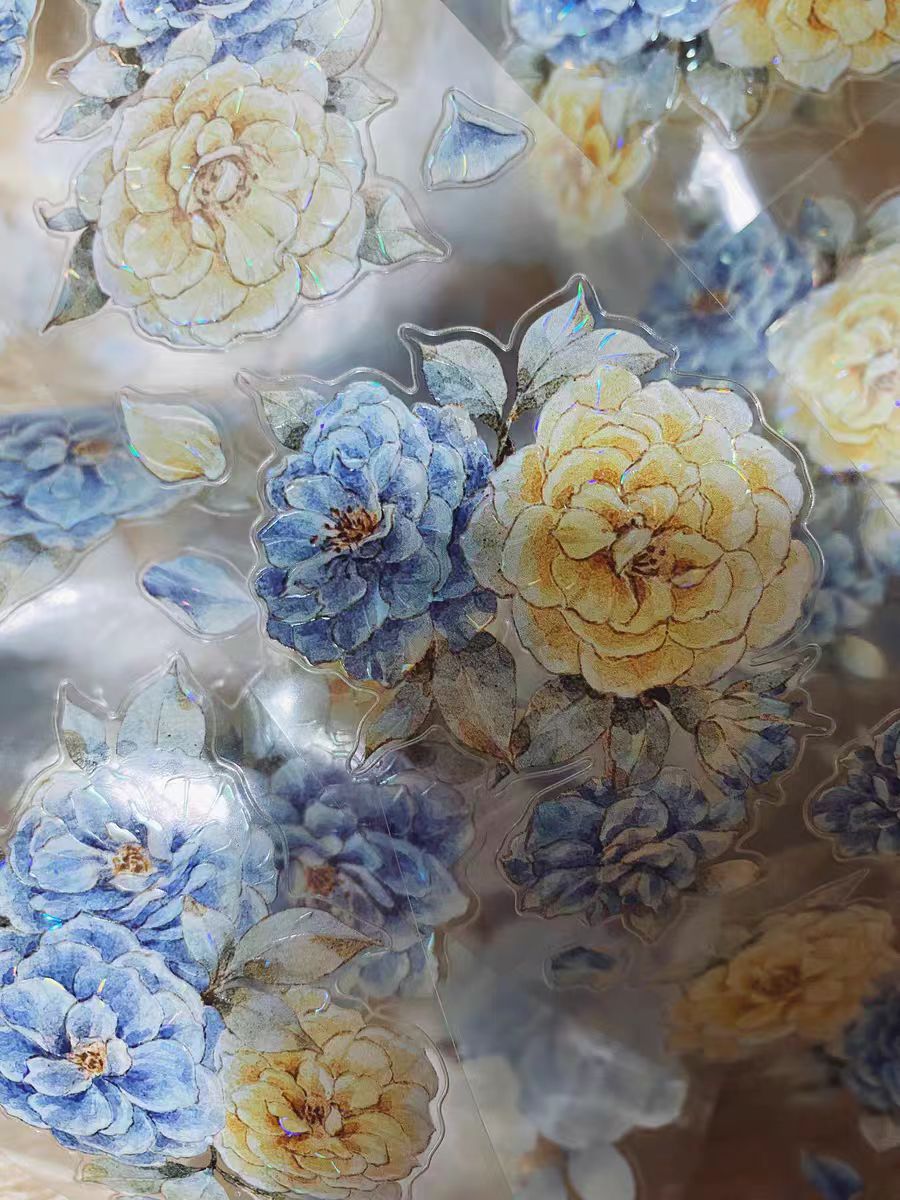 Journal flower pre-cut tape (5.5cm*5/6m)