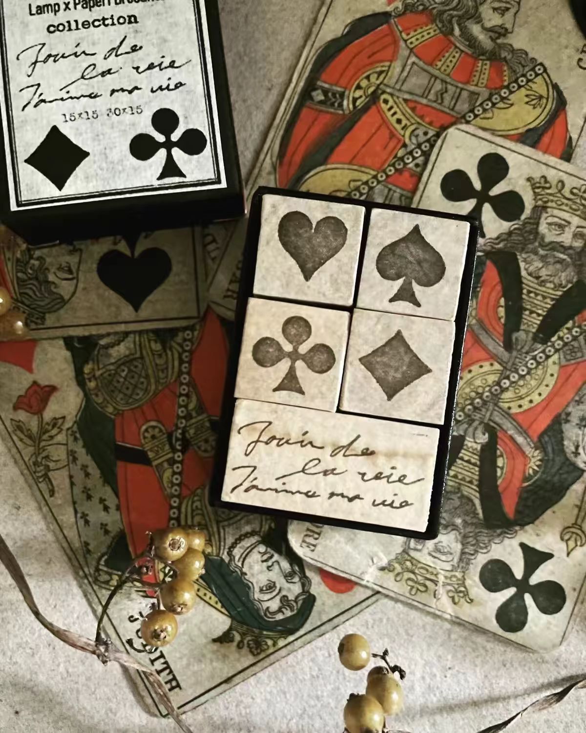 Wooden stamp (5pcs/set)