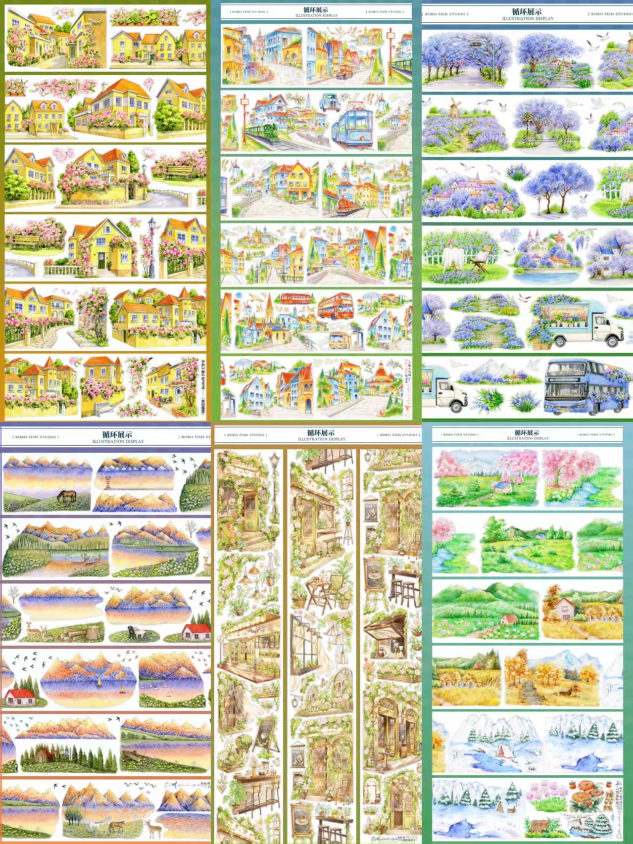 Journal landscape PET tape (5m/roll)