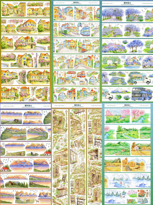 Bobo Journal landscape PET tape (5m/roll)