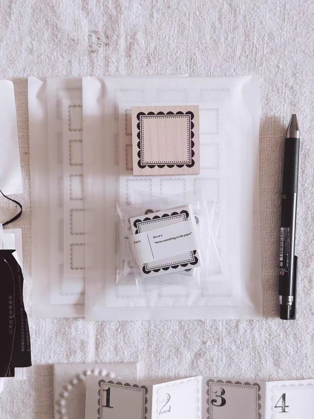 Wooden stamp (Cookie Frame)