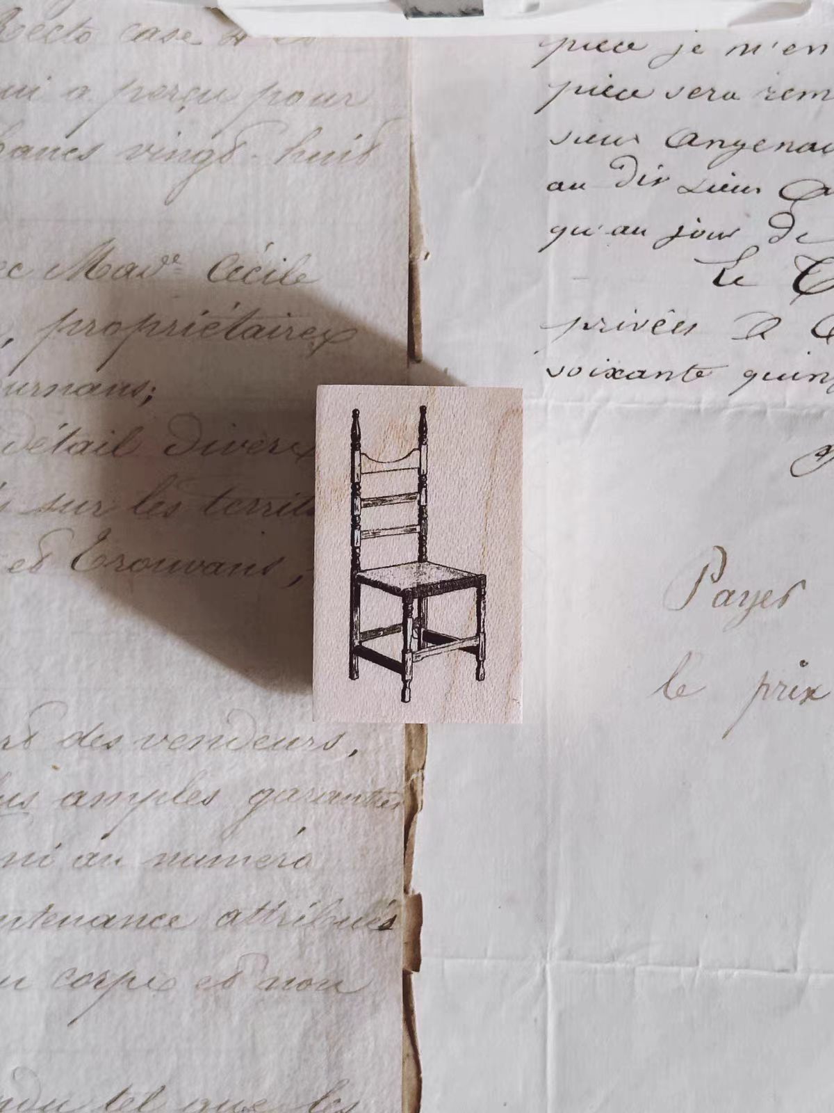 Wooden stamp