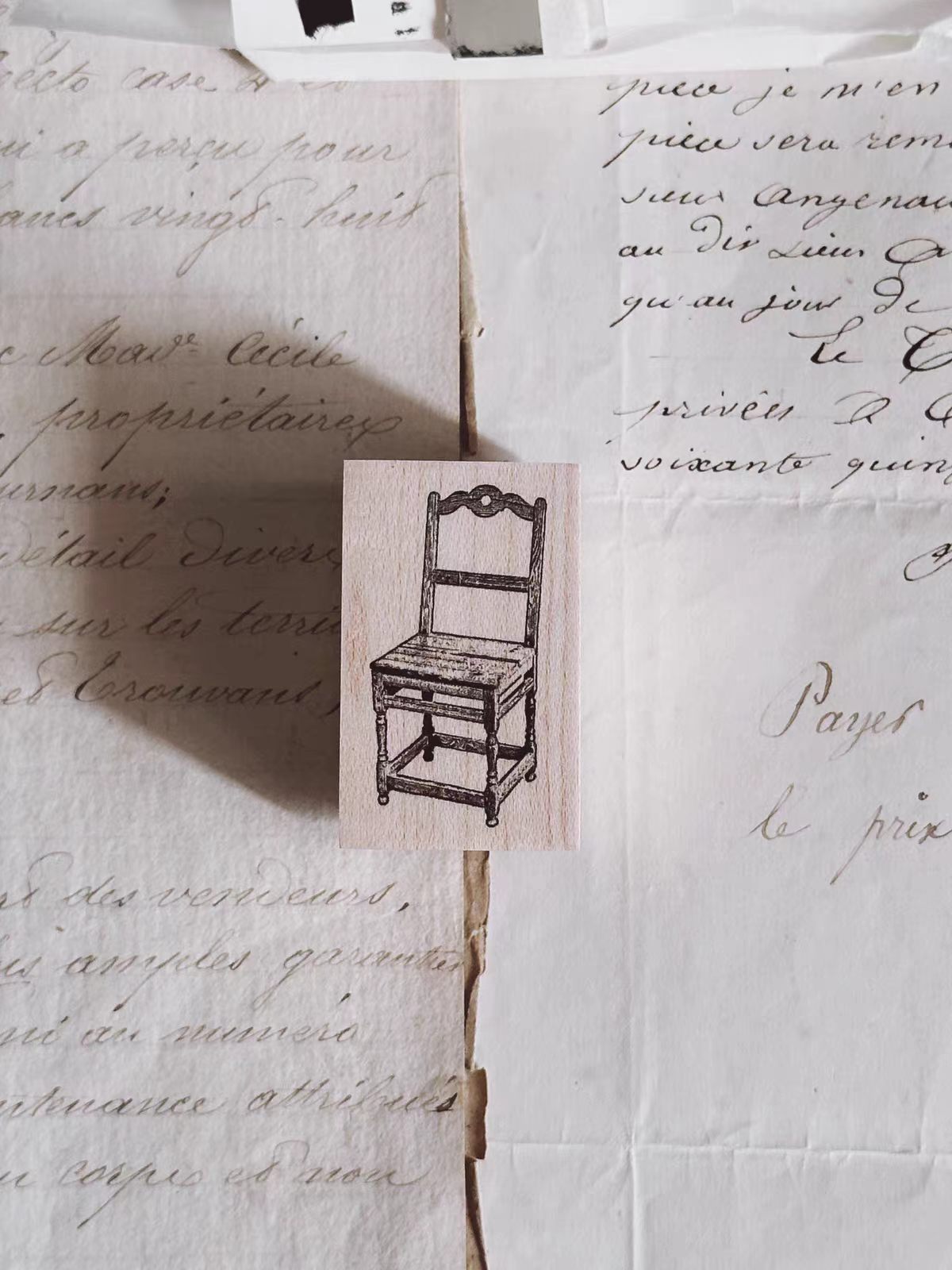 Wooden stamp