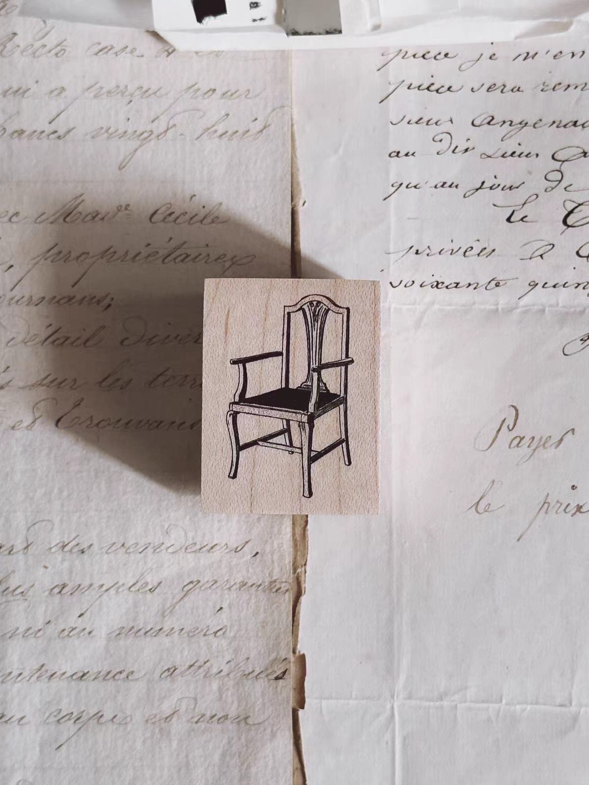 Wooden stamp