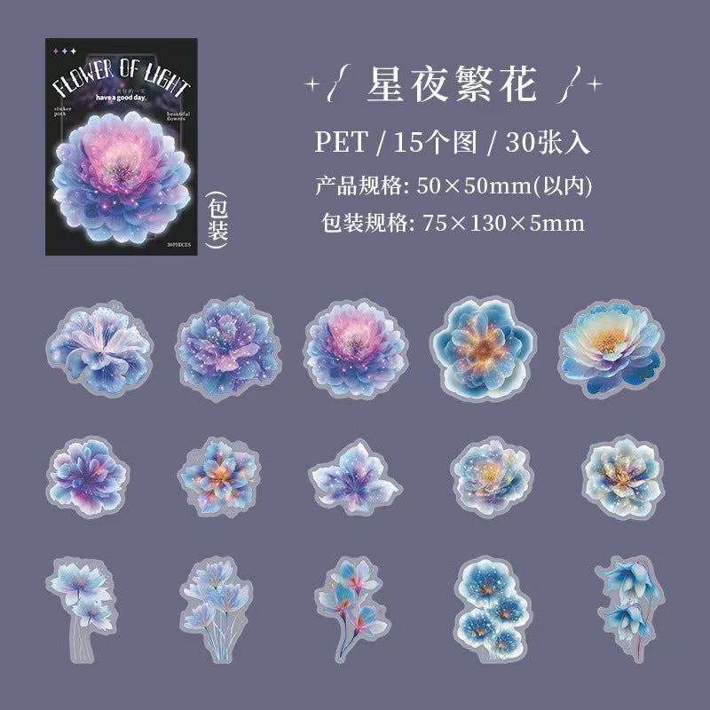 Journal PET sticker packs (flower)
