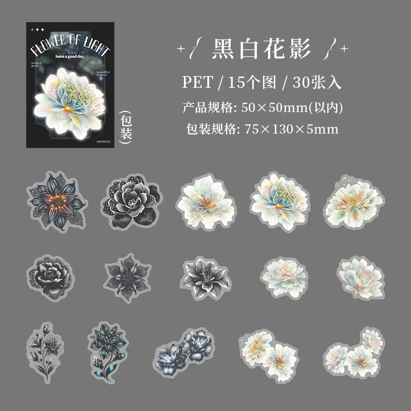 Journal PET sticker packs (flower)