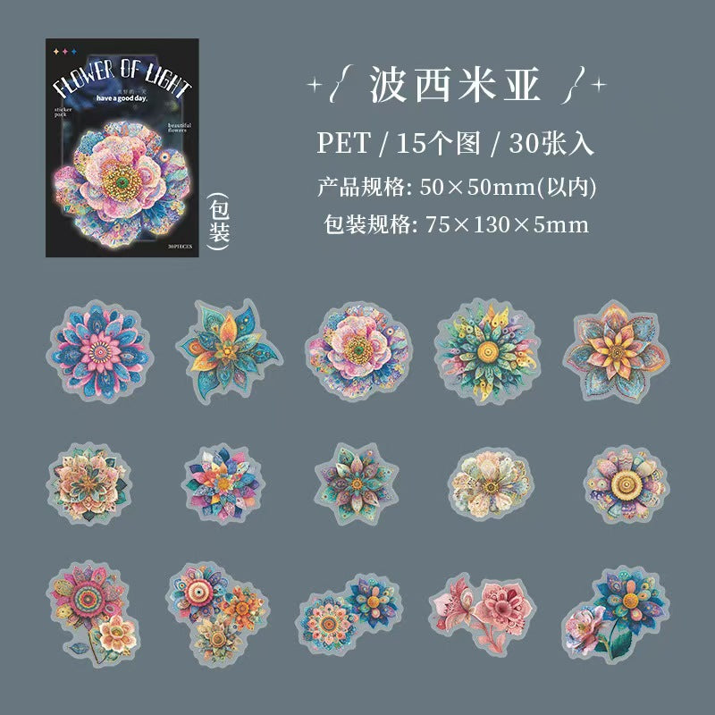 Journal PET sticker packs (flower)