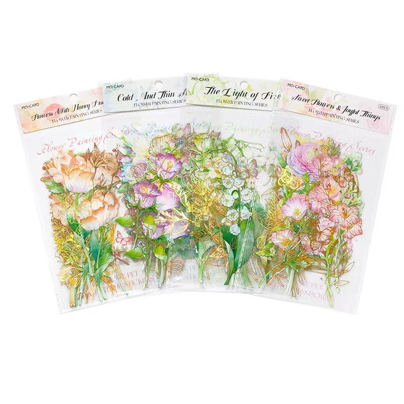 Journal PET sticker packs (flower)