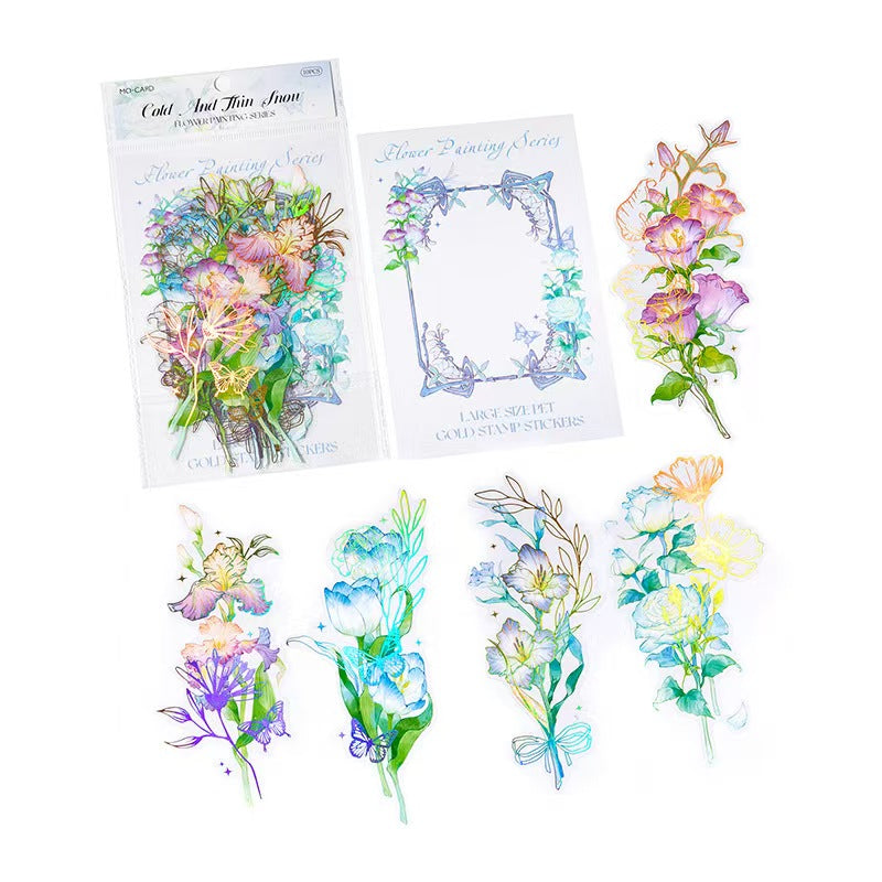 Journal PET sticker packs (flower)