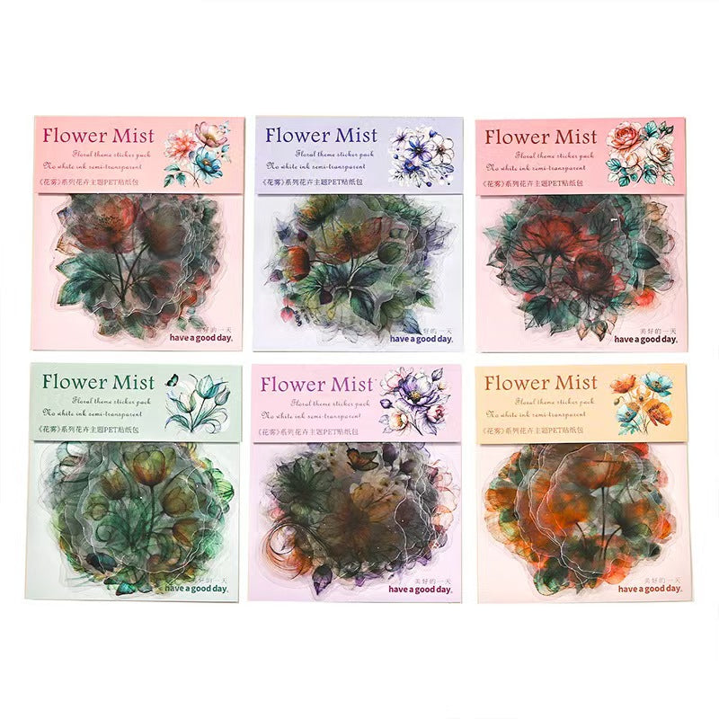 Journal PET sticker packs (flower)