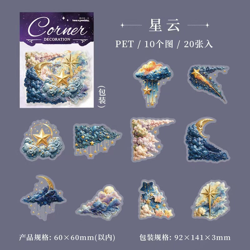 Journal PET sticker packs (flower)