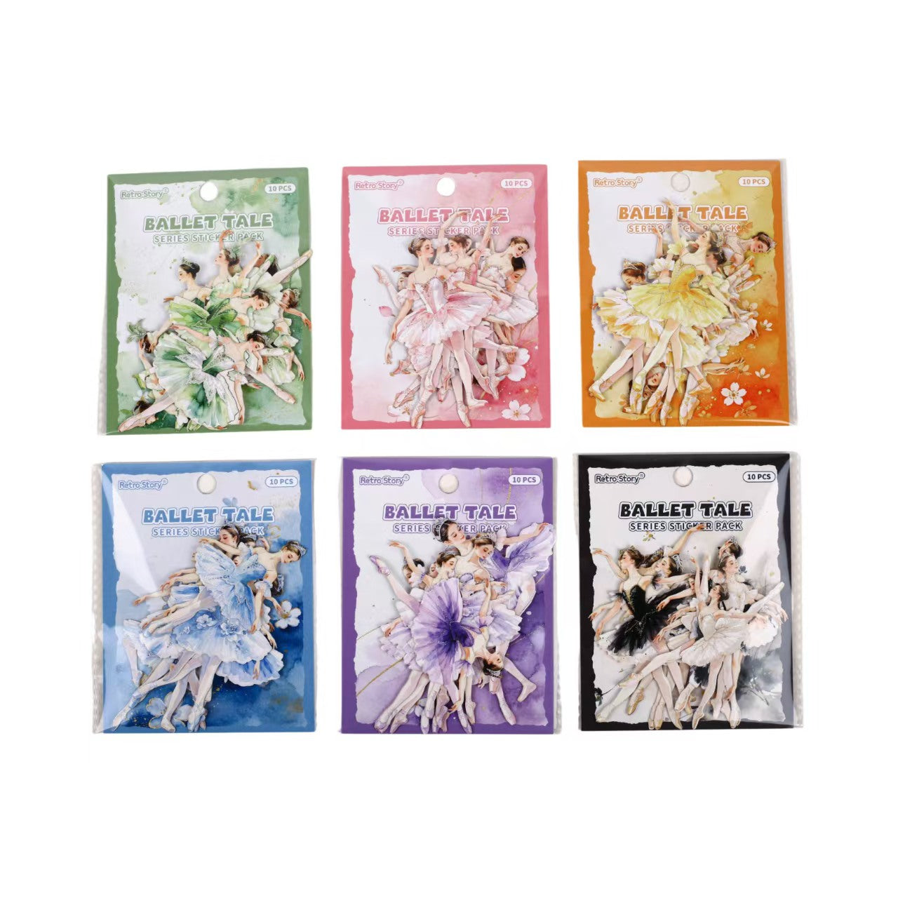 Journal hard card sticker packs