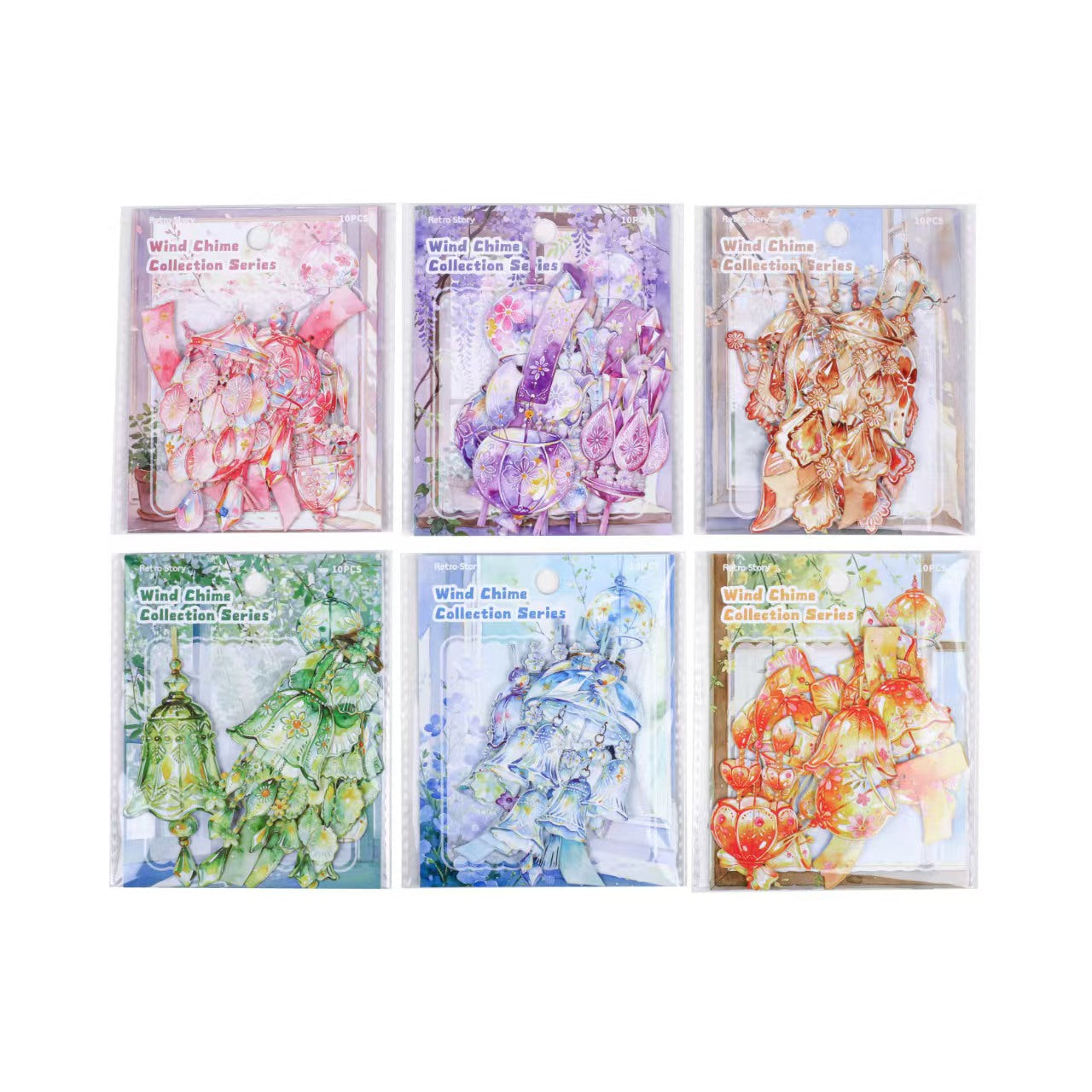 Journal hard card sticker packs