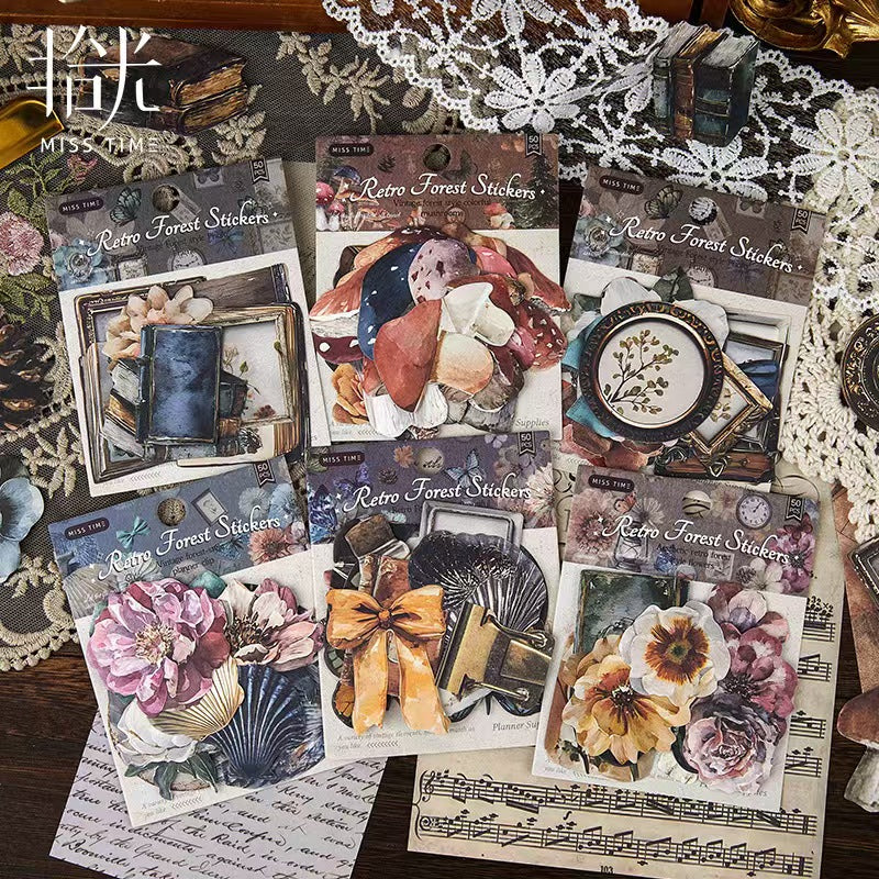 Journal hard card sticker packs