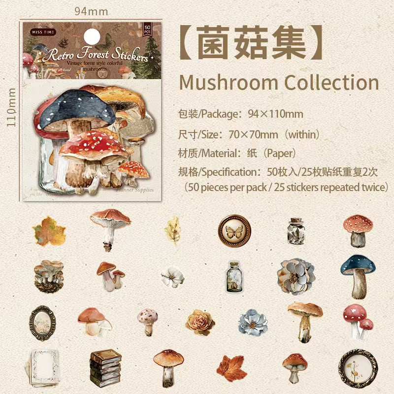 Journal hard card sticker packs