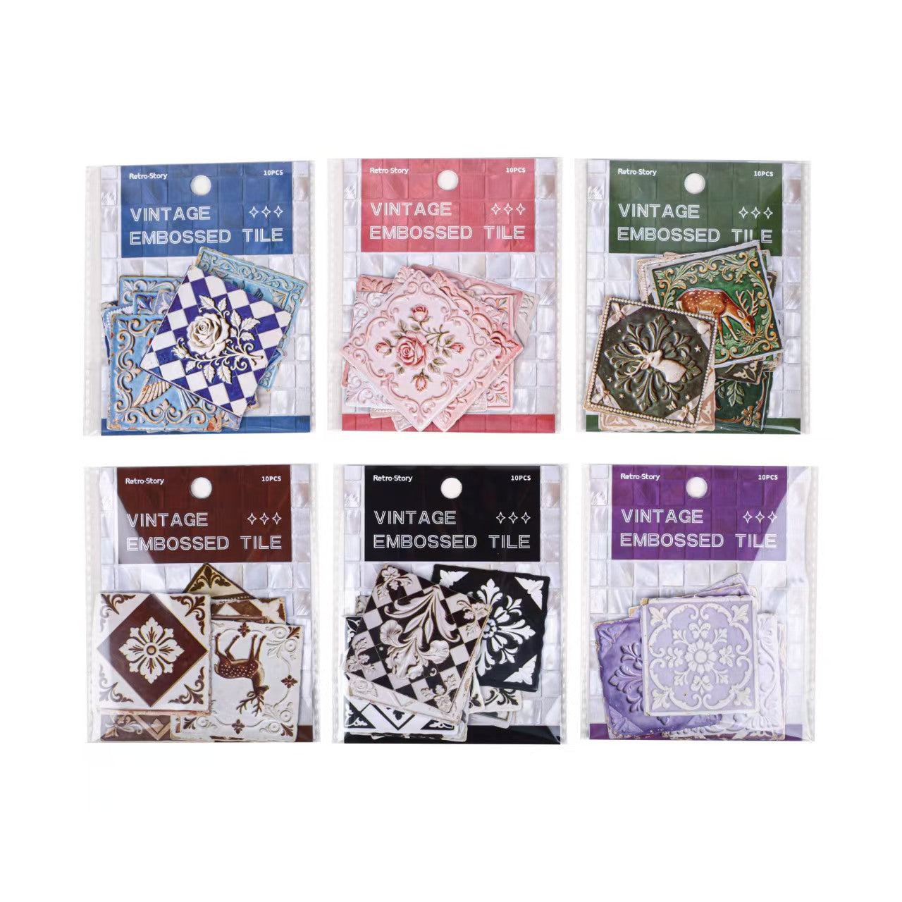 Journal hard card sticker packs