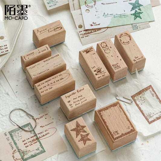 Wooden stamps