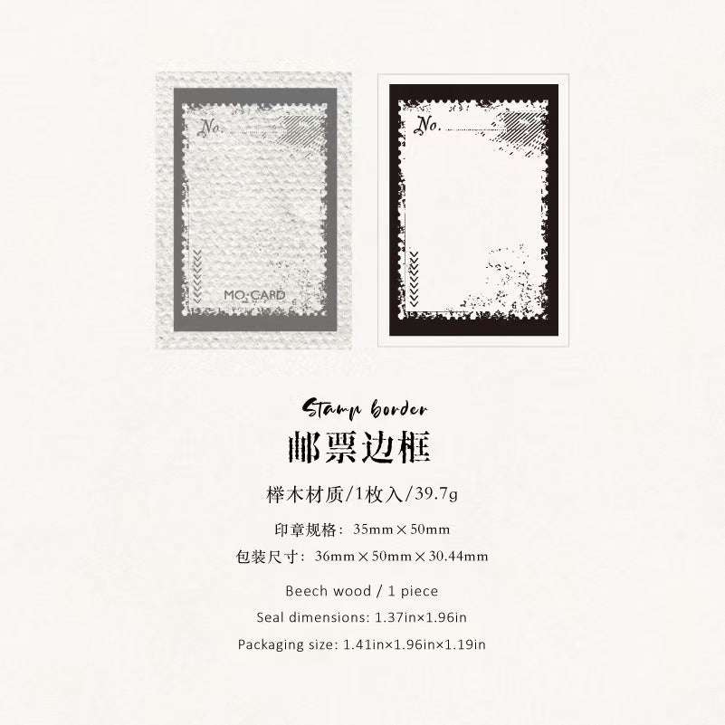 Wooden stamps