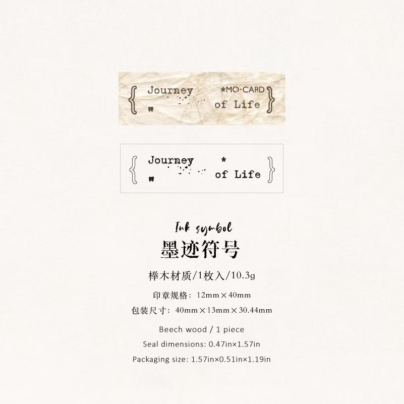 Wooden stamps