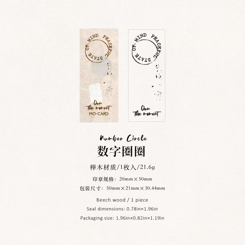 Wooden stamps