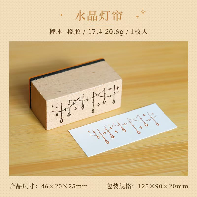 Wooden stamps