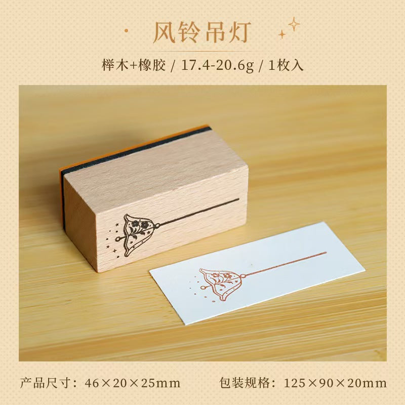 Wooden stamps