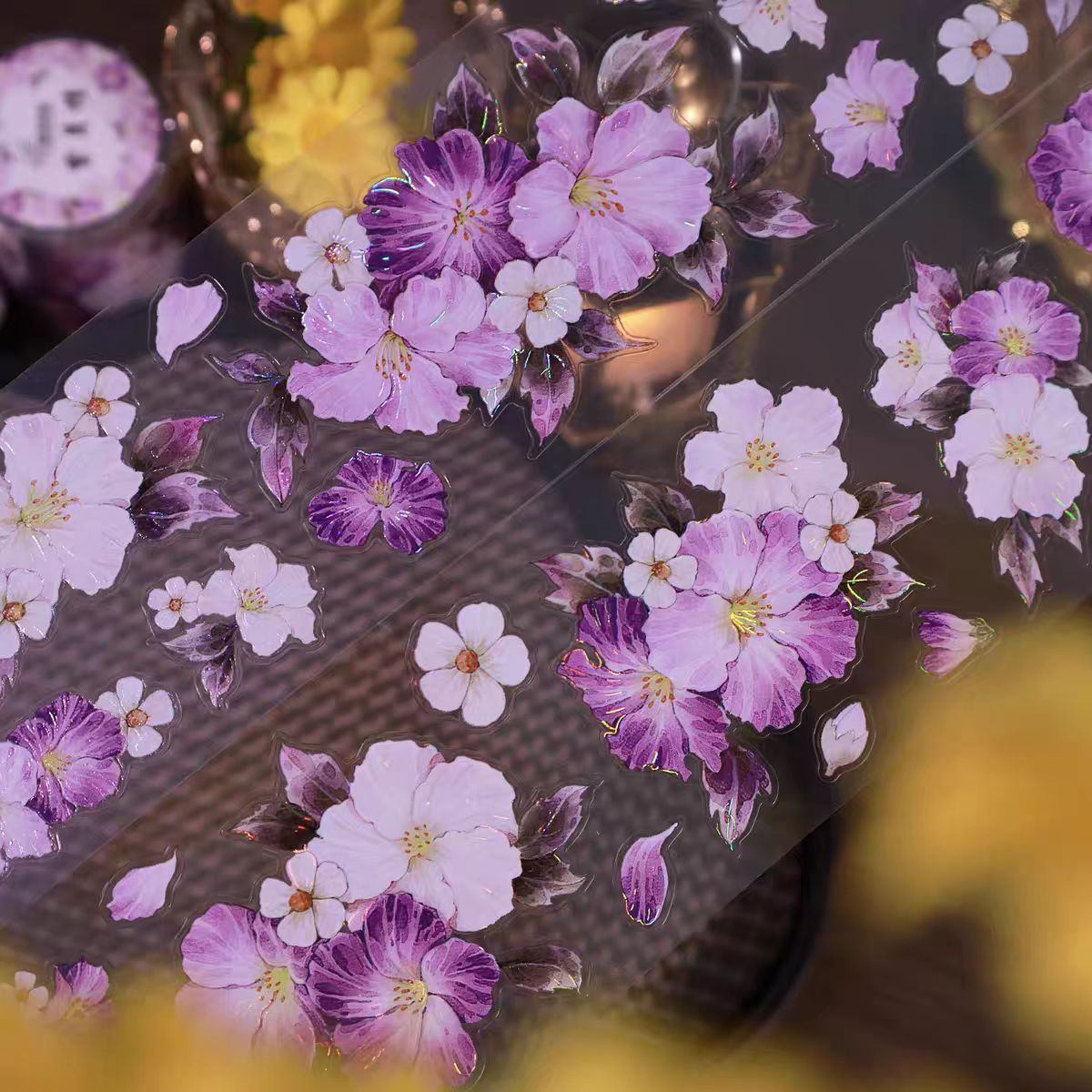 Journal flower pre-cut tape (5m/roll)