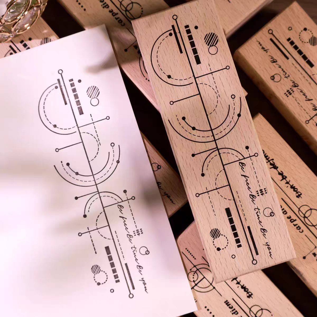Wooden stamp