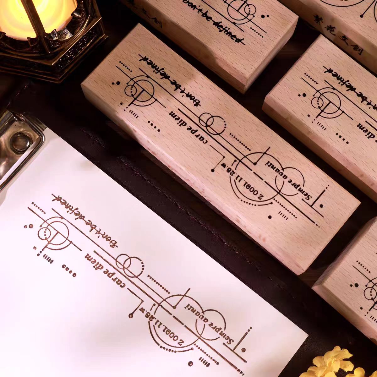 Wooden stamp
