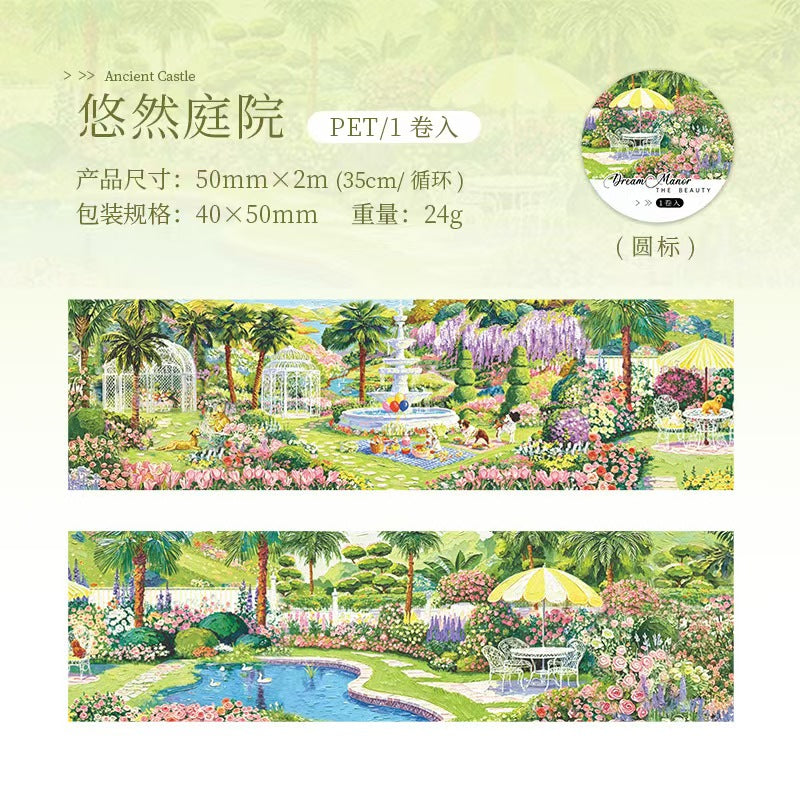 Journal landscape PET tape (Estate Series) 5cm*2m/roll