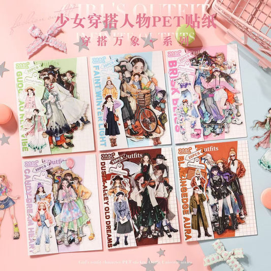 Journal PET sticker packs (Character)
