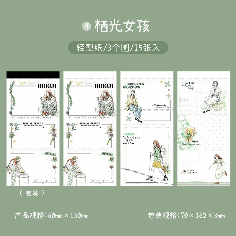 Character Memo Pad （15 PCS/pack)