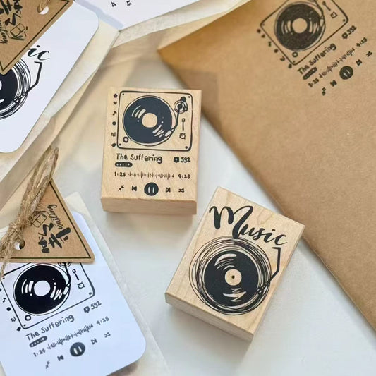 Wooden stamp (4*5cm)