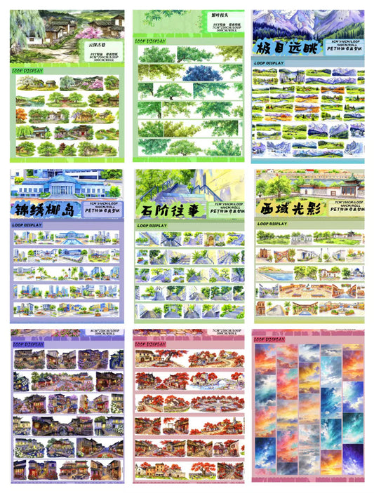 Journal landscape PET tape (5m/roll)