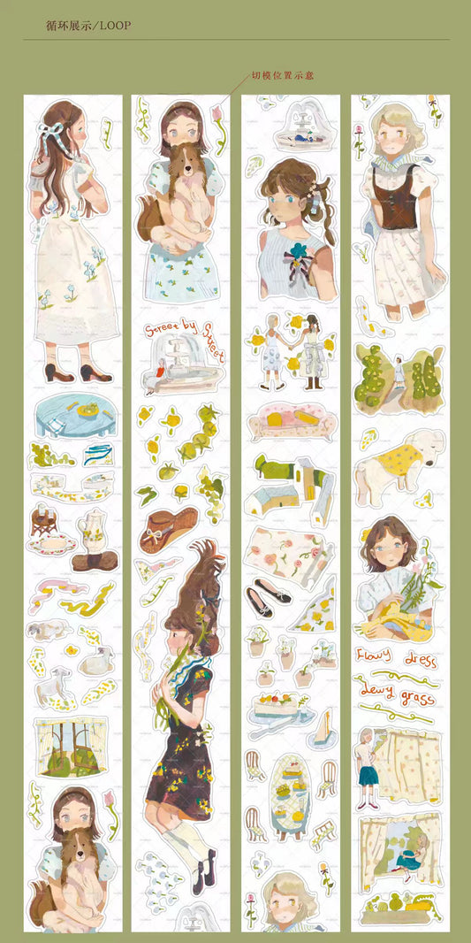 Journal character tape (4cm*6m/roll)