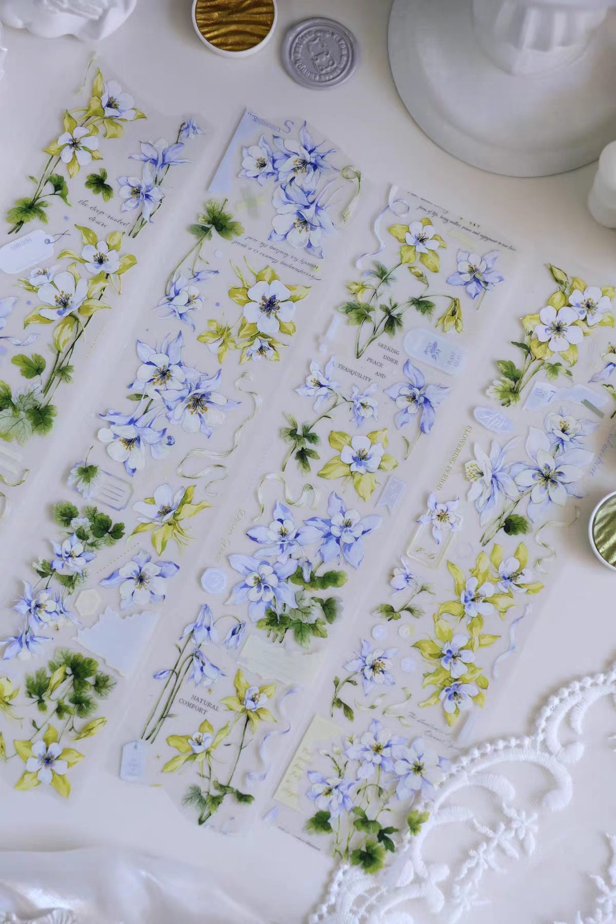 Journal flower PET tape (5m/roll)