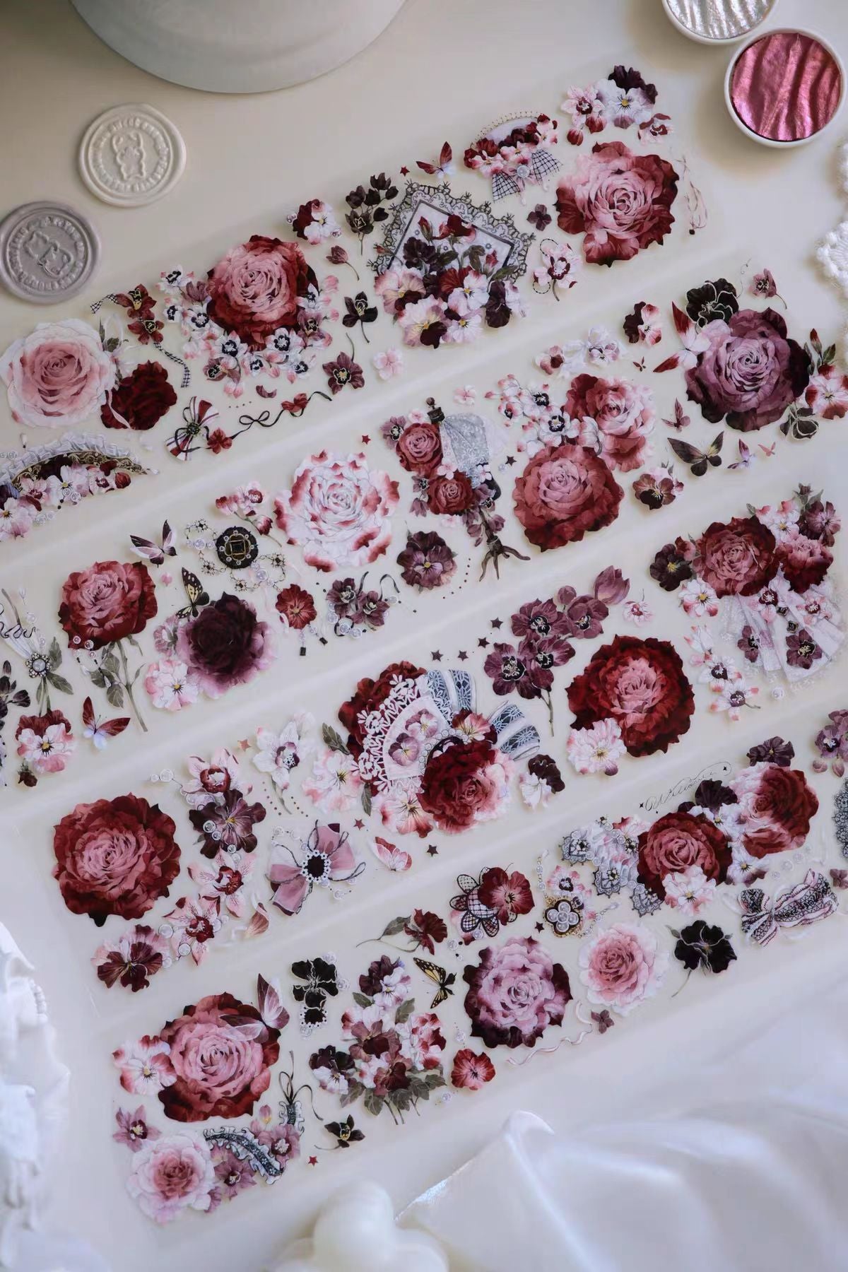 Journal flower PET tape (5m/roll)