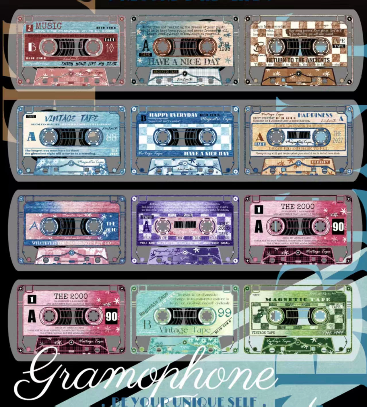 Journal pre-cut PET tape (5m/roll)