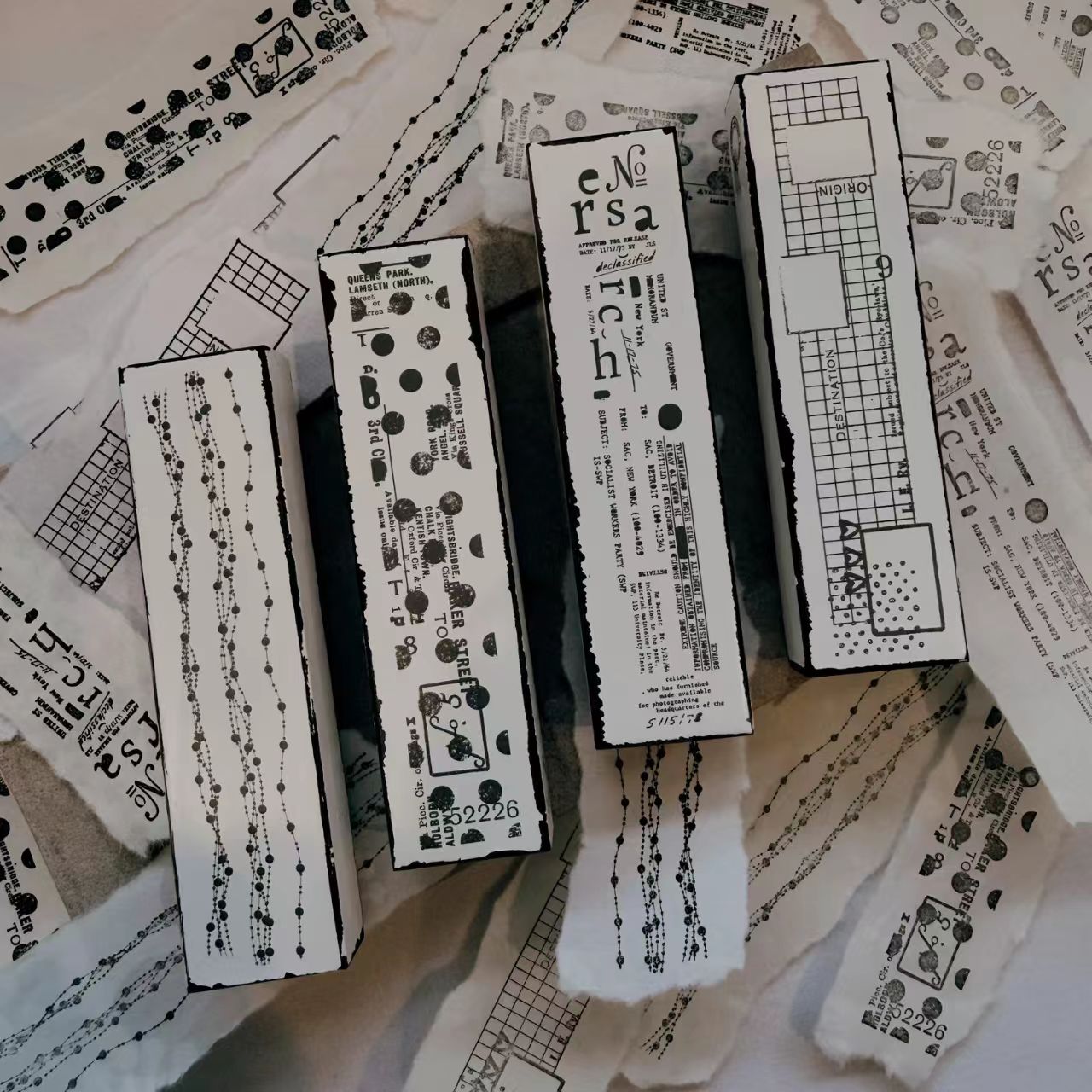 Wooden stamp set