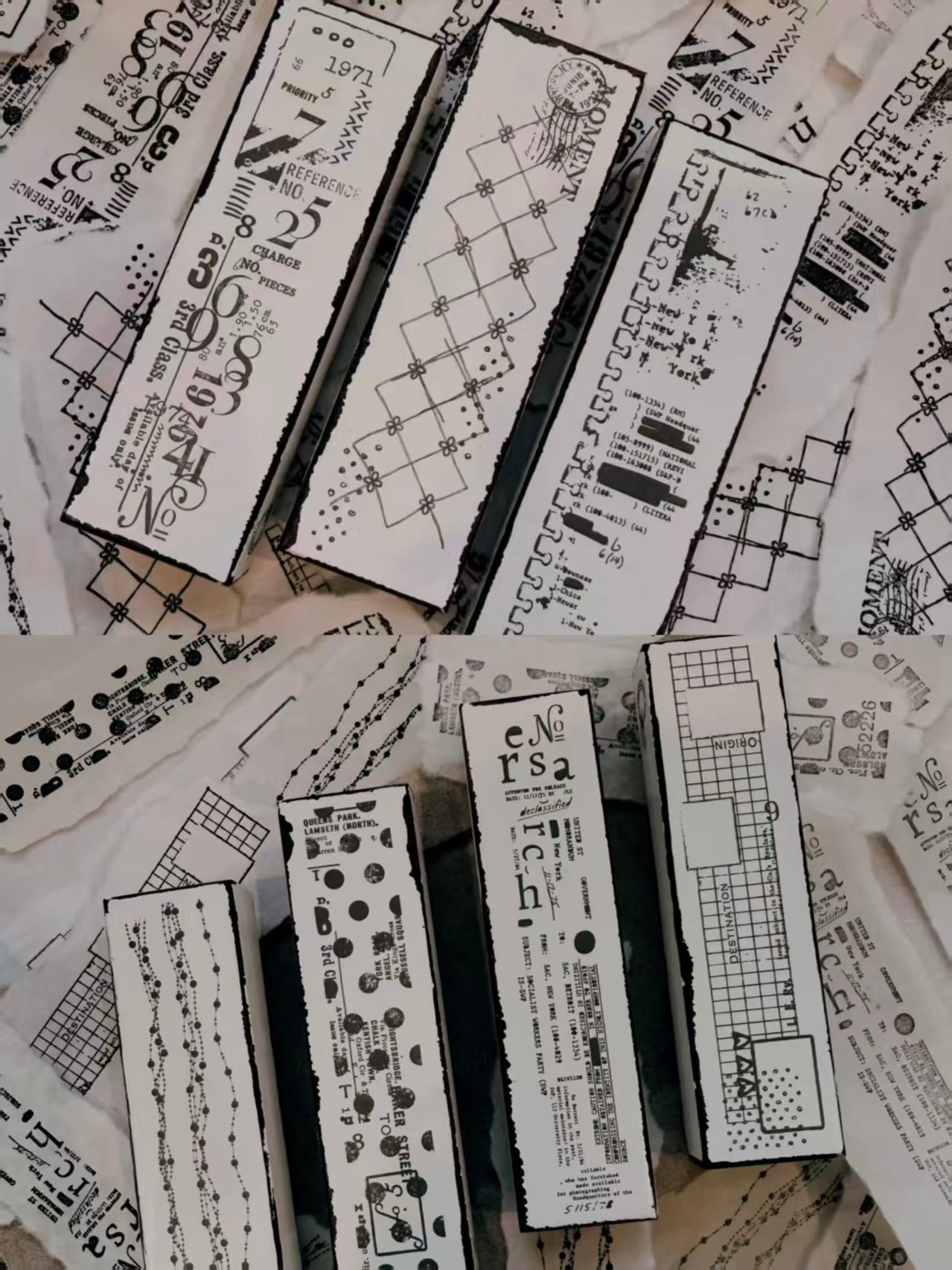 Wooden stamp set