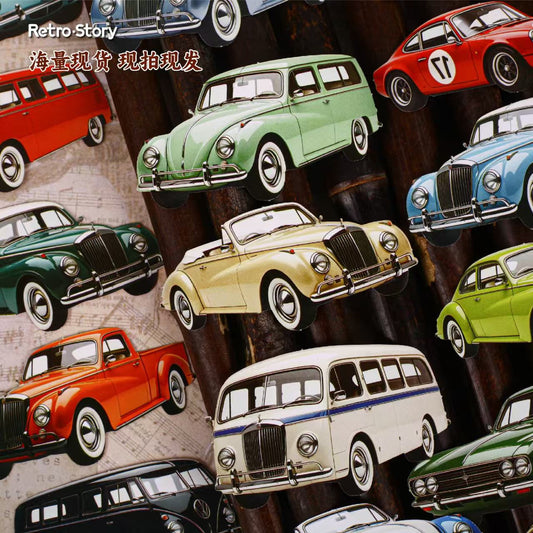 Journal hard card sticker packs (Car)
