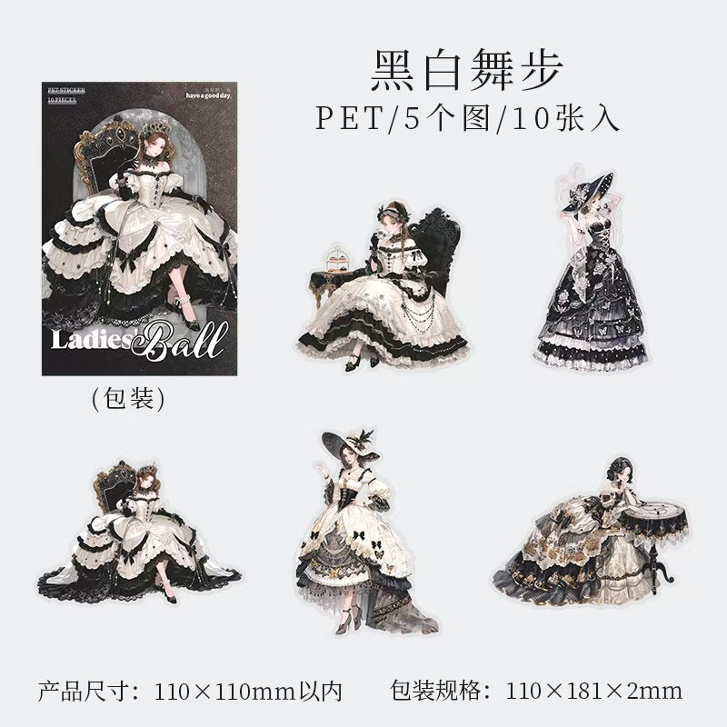 Journal PET sticker packs (10pcs/pack)