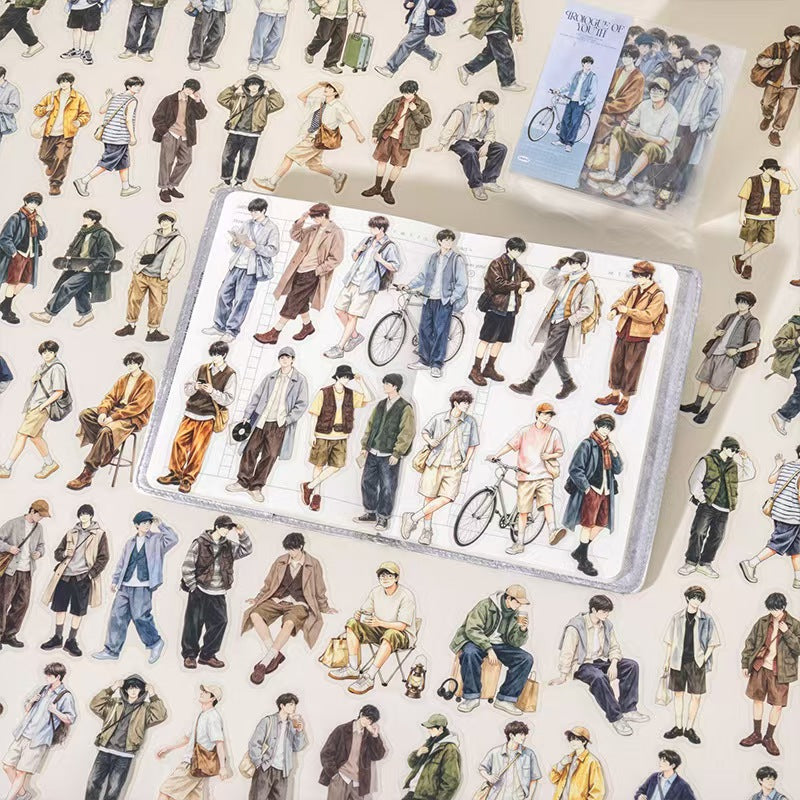Journal PET sticker packs (100pcs/pack) Character