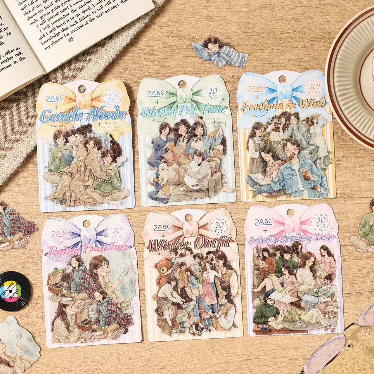 Journal PET sticker packs (20pcs/pack)