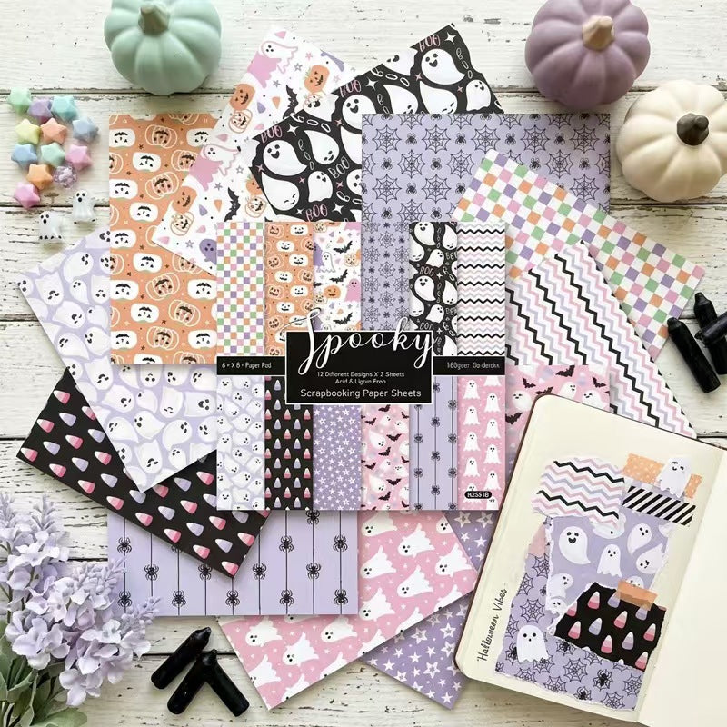 Autumn Halloween Dark Mystique journal supplies (paper packs) 6 inch
