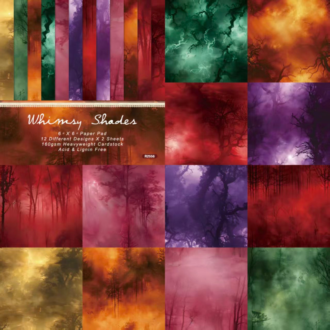Autumn Halloween Dark Mystique journal supplies (paper packs) 6 inch