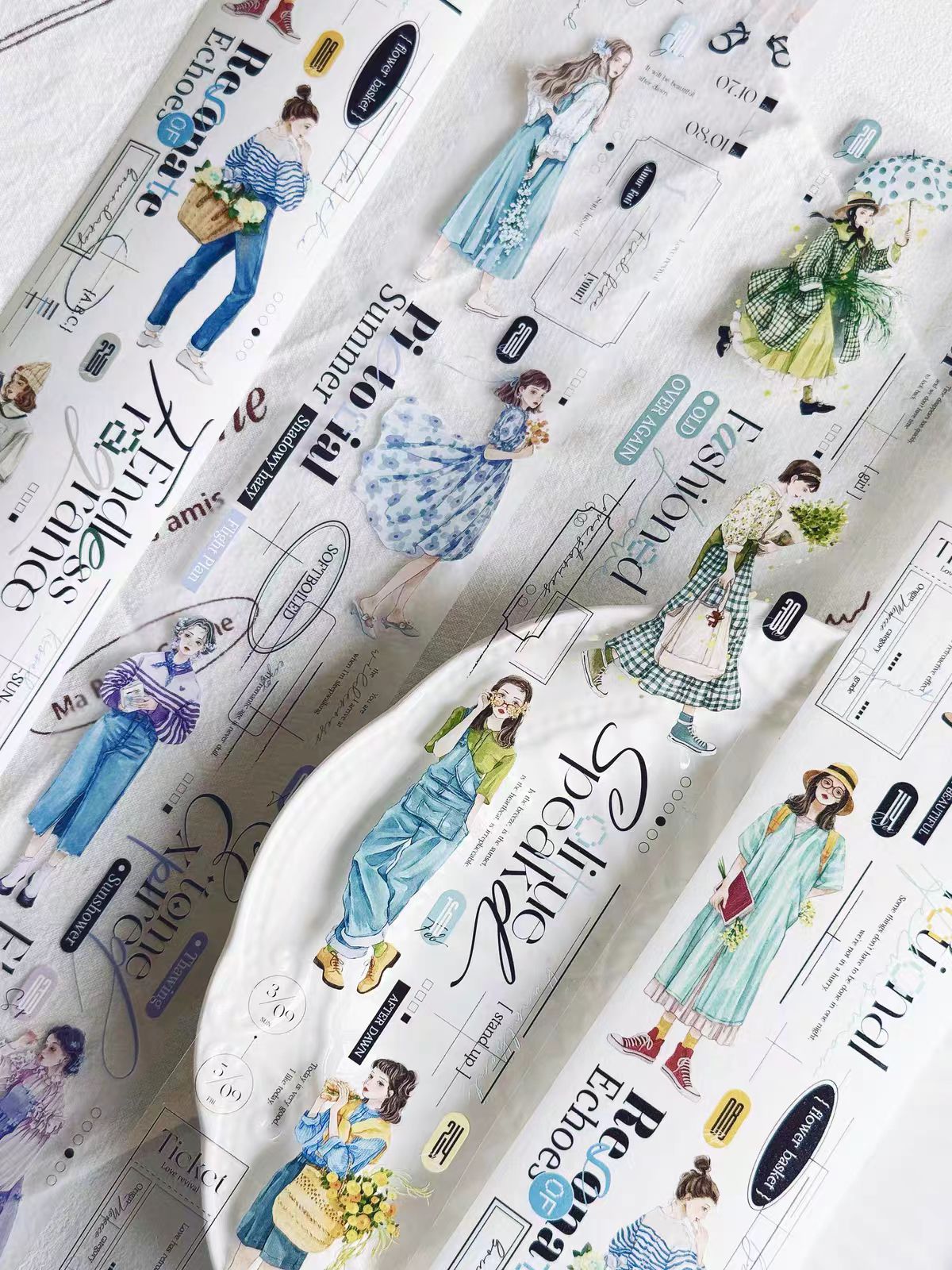 Journal pre-cut PET tape (5m/roll)