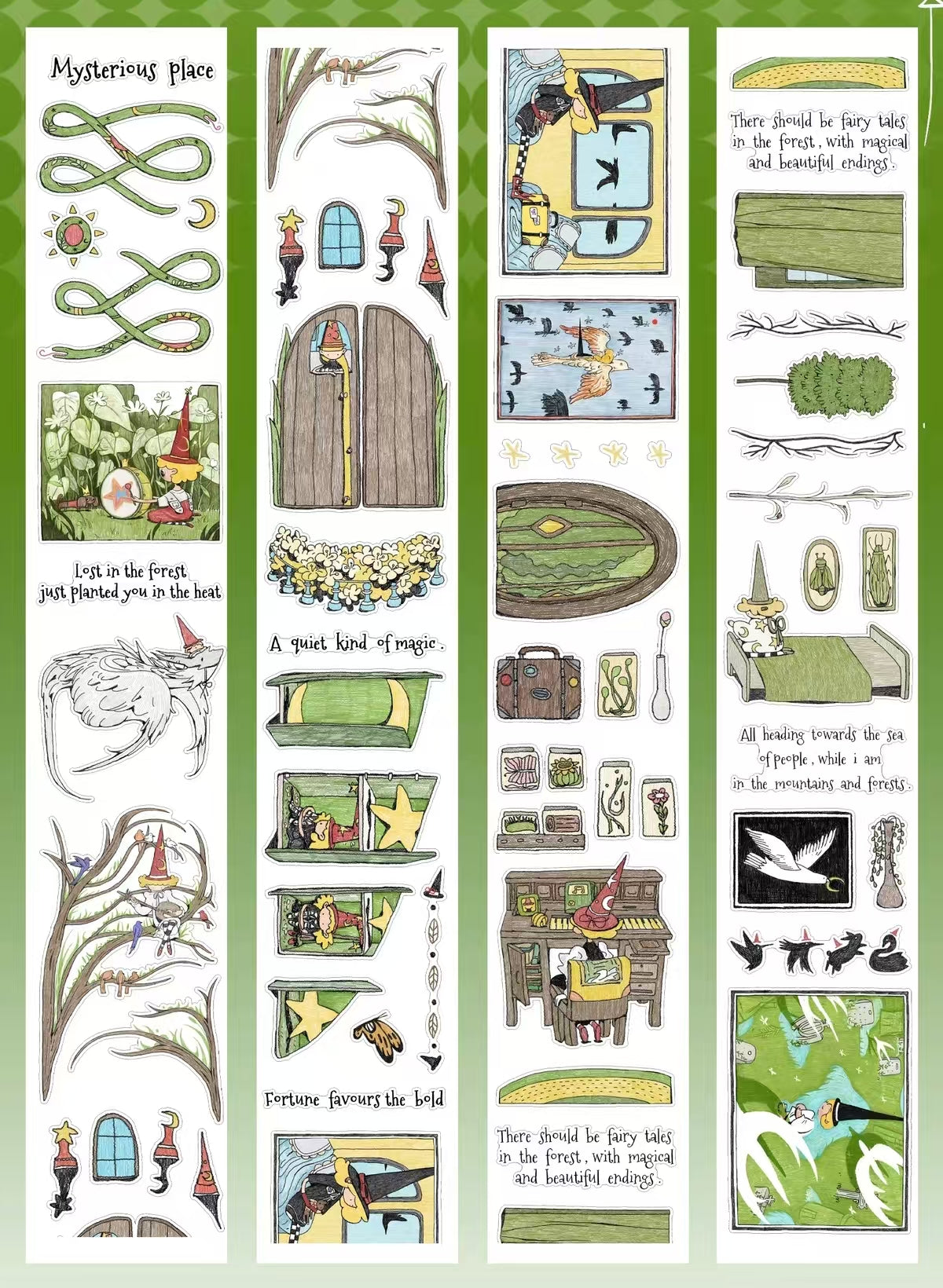 Journal pre-cut PET tape (5m/roll)