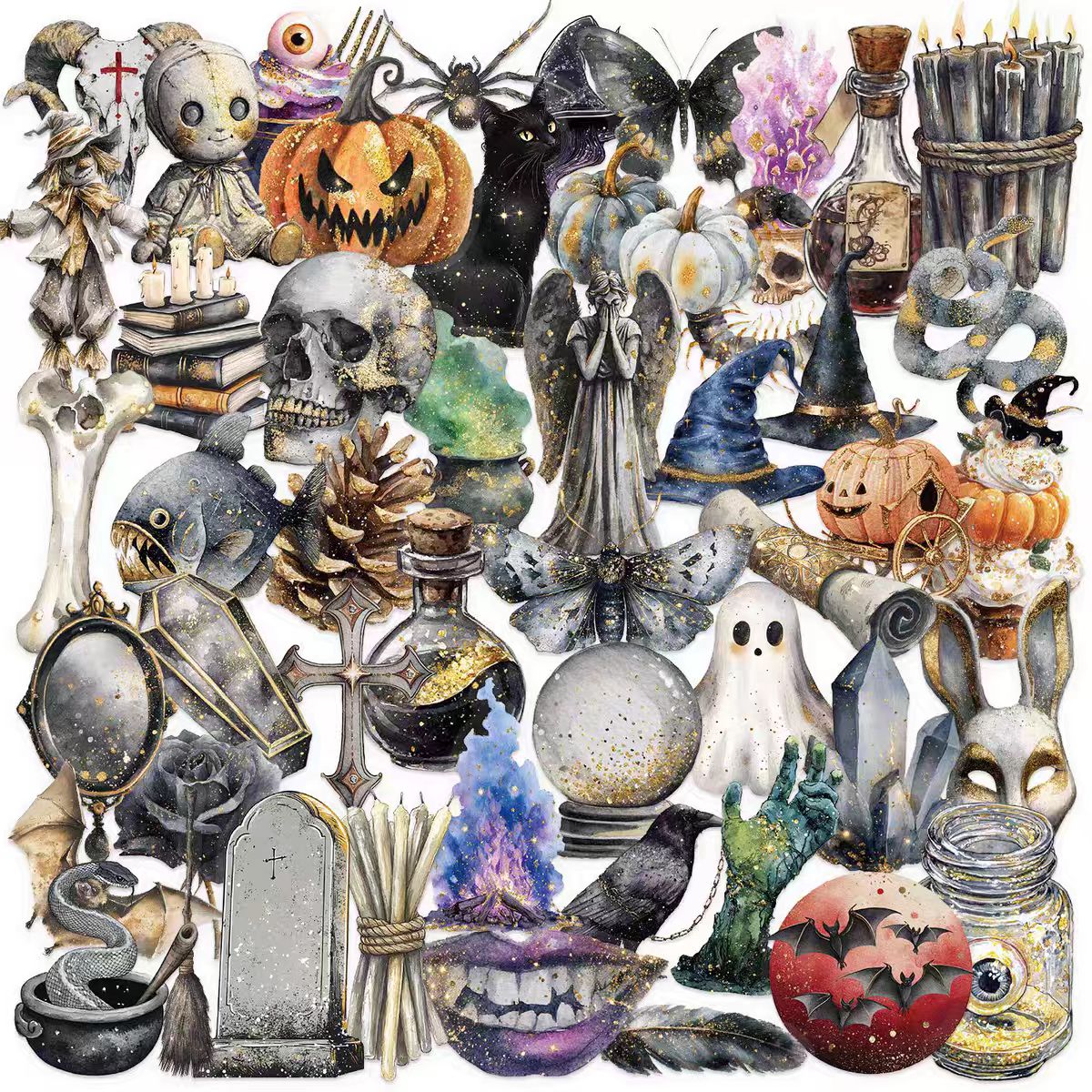Journal PET sticker pack (Halloween) 50pcs/pack
