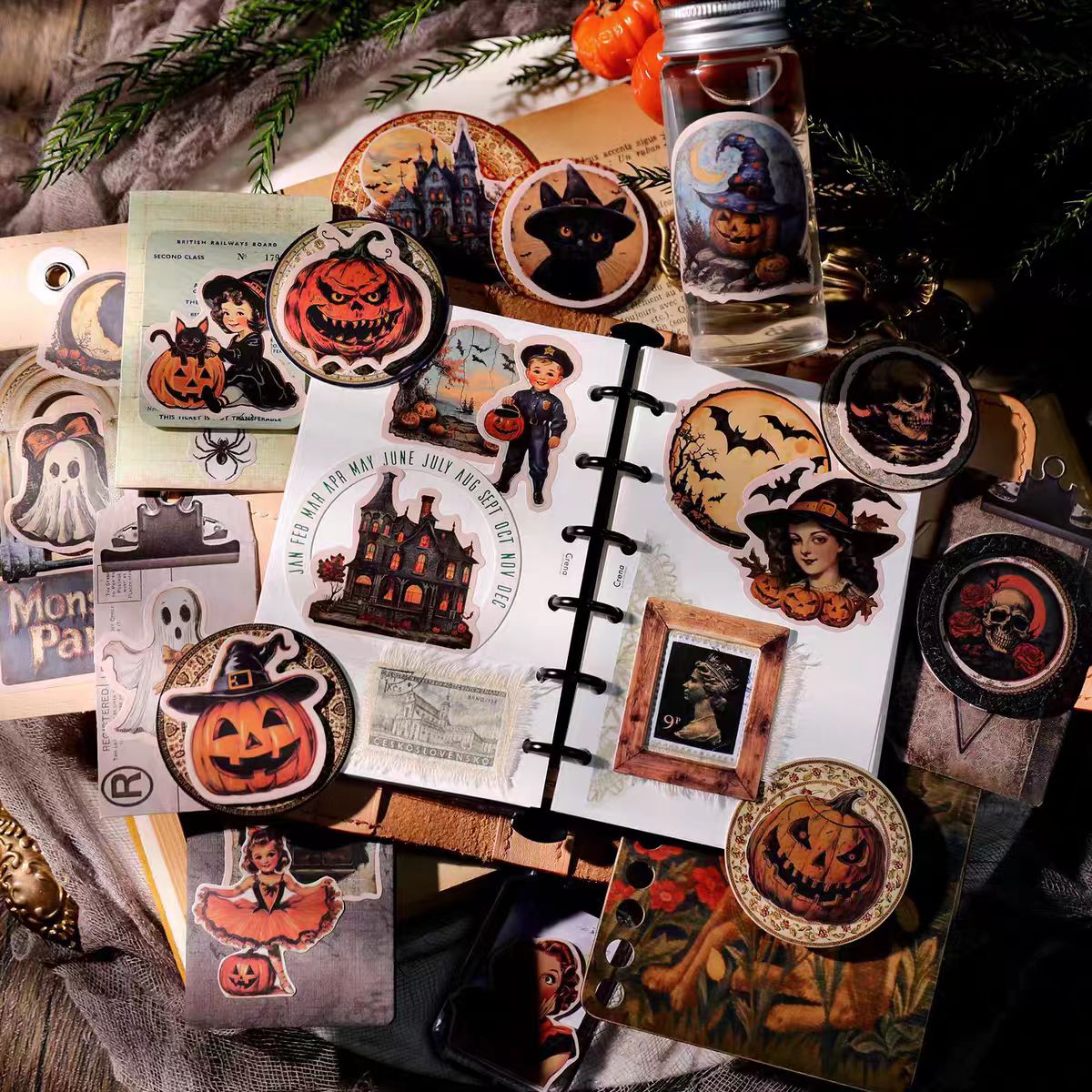 Journal sticker pack (Halloween) 66pcs